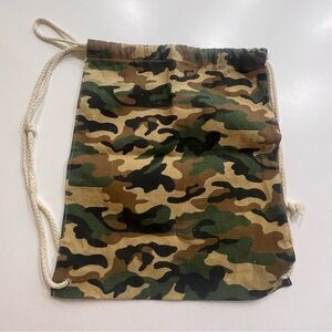 4/$25 Camo Drawstring Bag